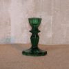 kandelaar van donkergroen glas