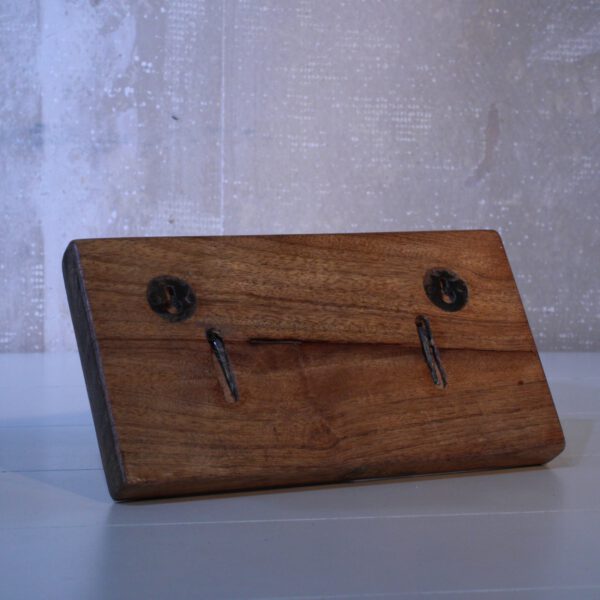 Kapstok van gerecycled teakhout wit uit India S