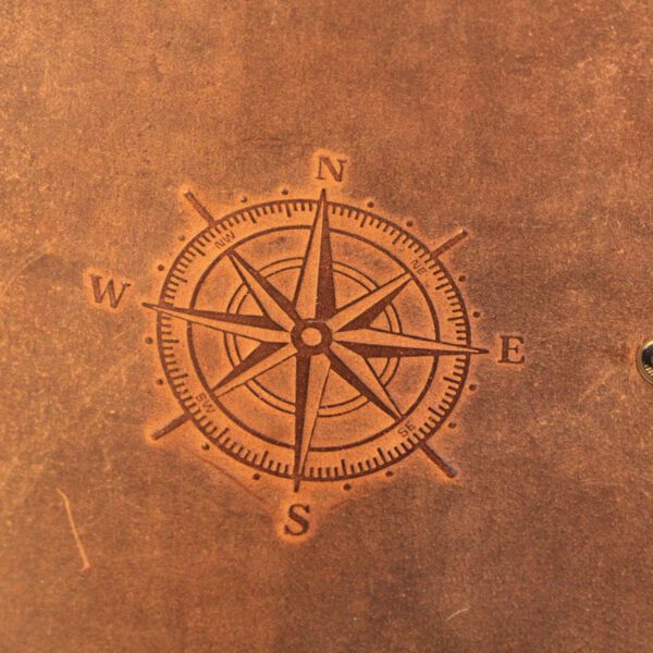 Notitieboek/dagboek/reisboek van Bahi leer