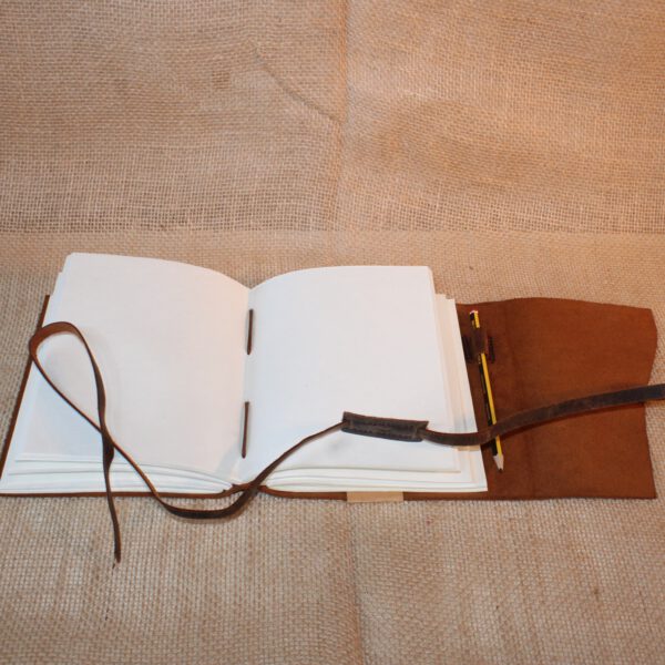 Notitieboek/dagboek/reisboek van Bahi leer S