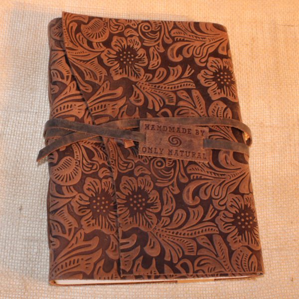 Notitieboek/schrijfboek/dagboek/reisboek van Bahi leer