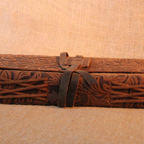 Notitieboek/schrijfboek/dagboek/reisboek van Bahi leer