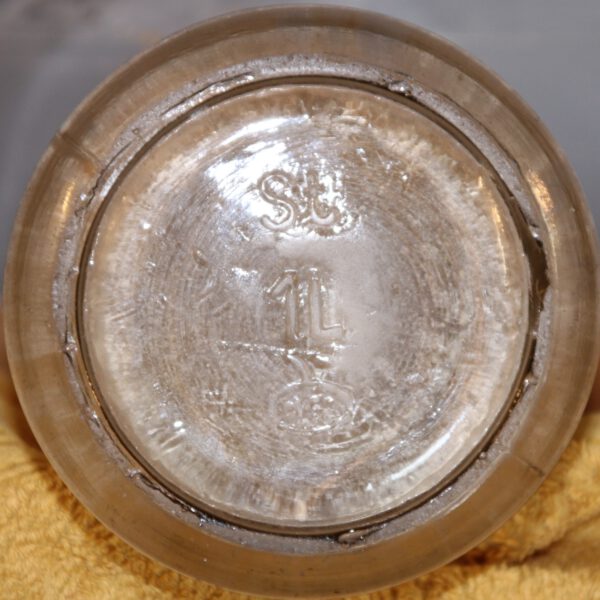 Brocante spuitfles blank/grijs nummer 2