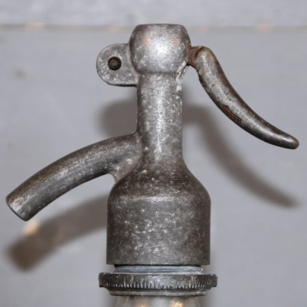 Brocante spuitfles blank glas nummer 1