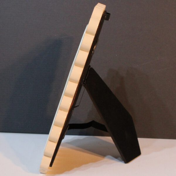 Beige roze fotolijst met romantische Franse tekst Mon Amour