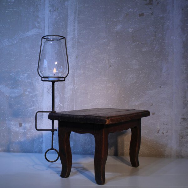 Windlicht met tafelklem
