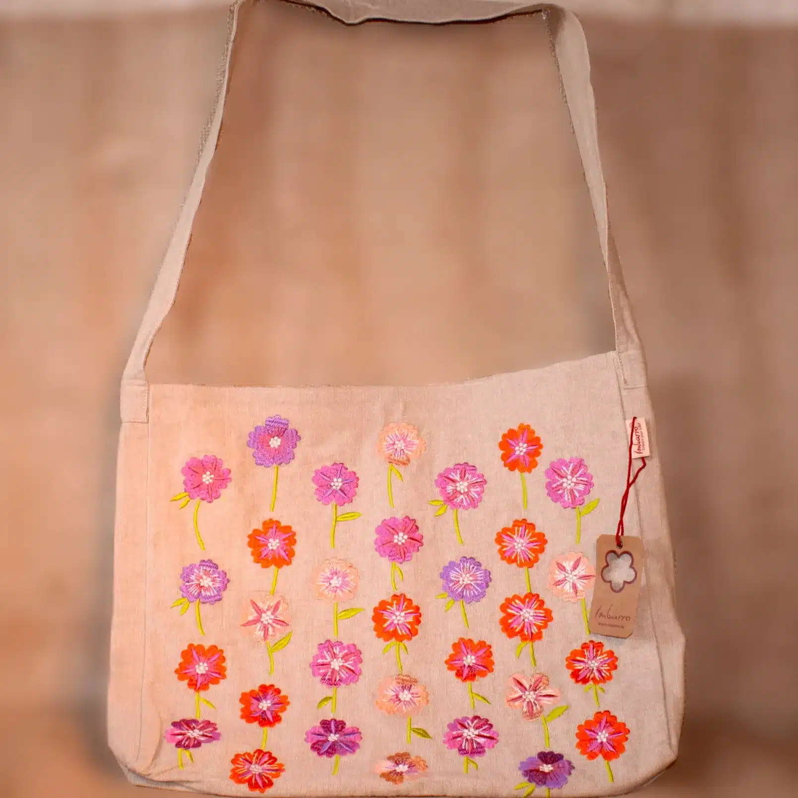 gekleurde shopper tas bohemian stijl voor haar franse brocante